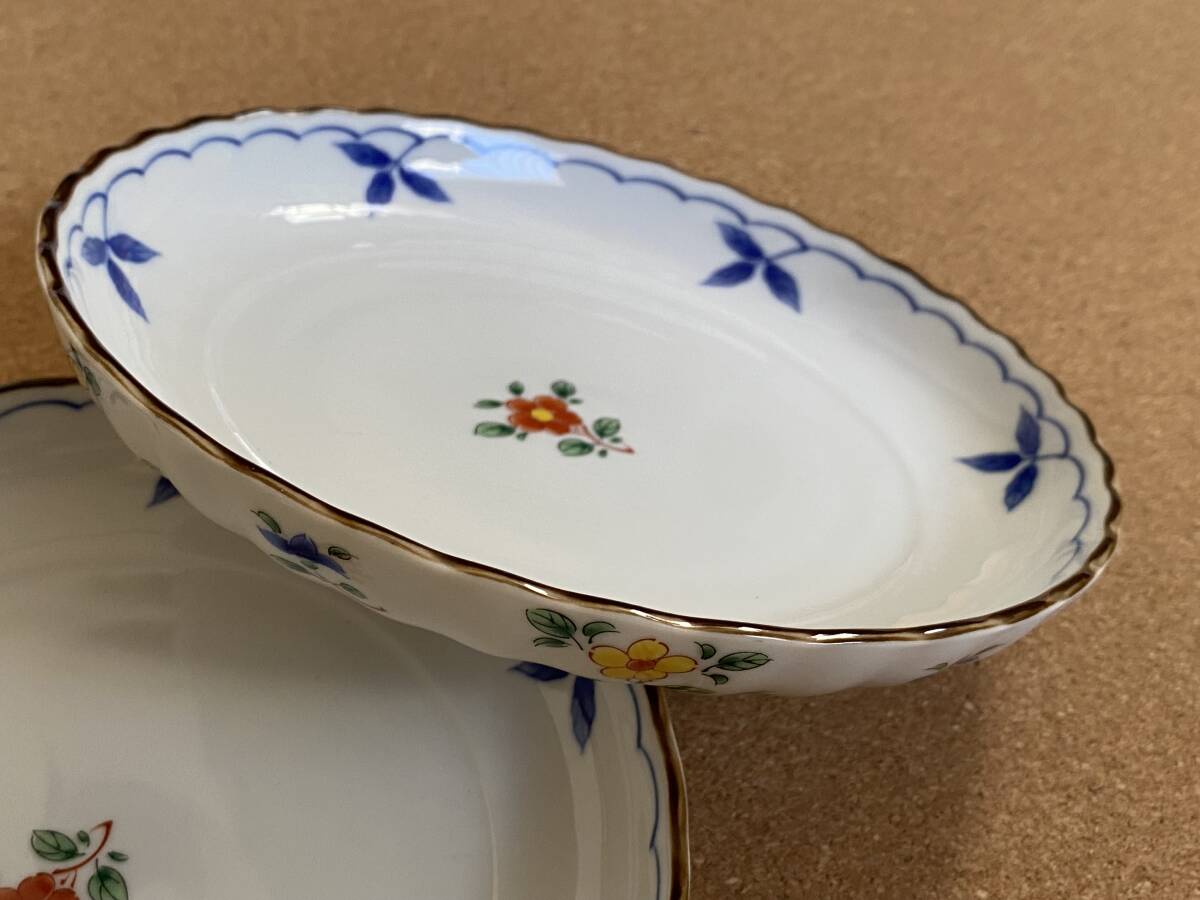 目玉焼きにピッタリサイズ！★新品【たち吉】はるか　中皿５枚★_画像5