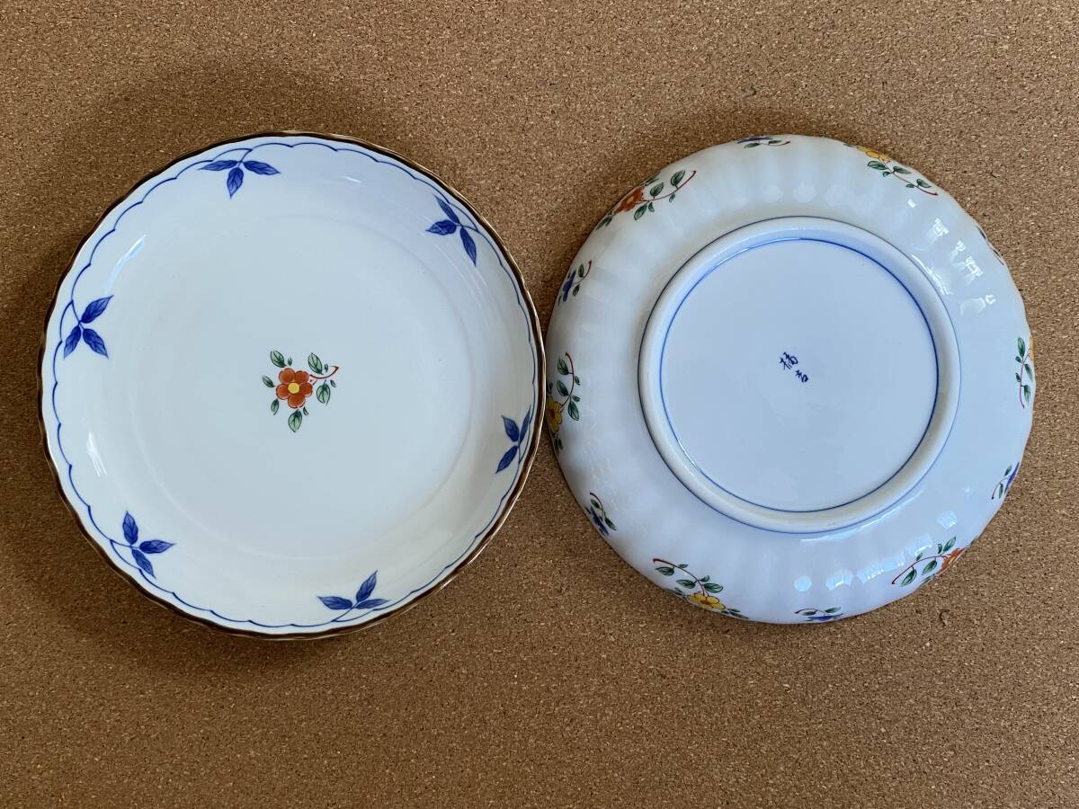 目玉焼きにピッタリサイズ！★新品【たち吉】はるか　中皿５枚★_画像4