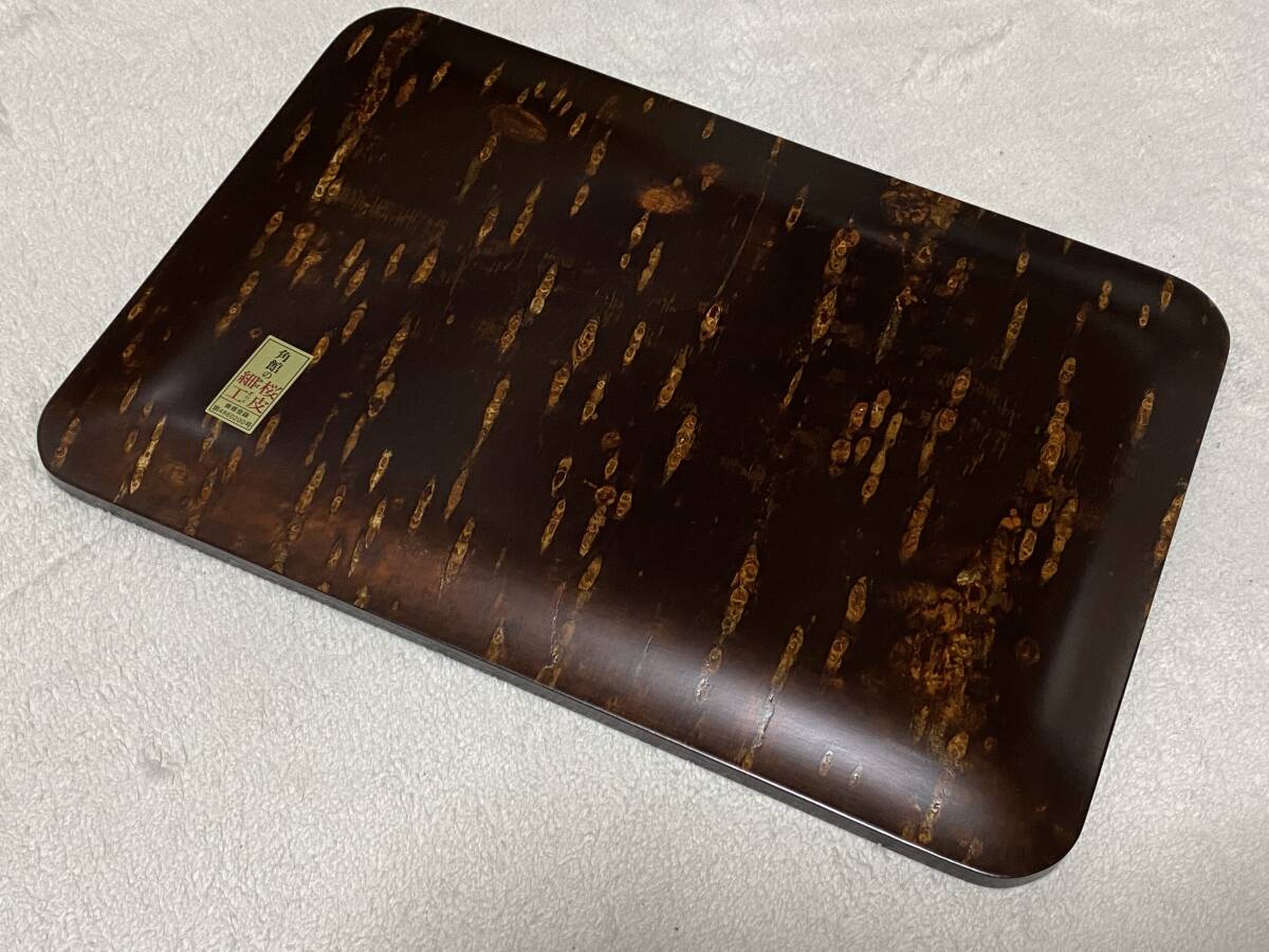  обычная цена ¥7,150* новый товар [ традиция прикладное искусство Sakura кожа умение / глициния дерево . 4 . магазин ] натуральное дерево производства . минут поддон Sakura *