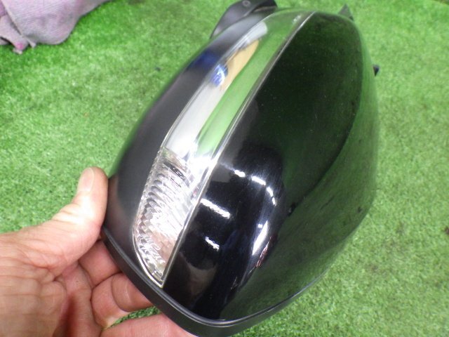 # 即決あり H25年 プジョー 208 ABA-A95F01 左 ドアミラー 5P4P サイドミラー 黒パール KTV 動作確認済 [ZNo:07011353]_画像7