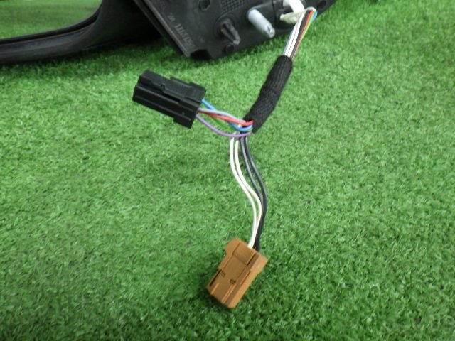 # 即決あり H25年 プジョー 208 ABA-A95F01 左 ドアミラー 5P4P サイドミラー 黒パール KTV 動作確認済 [ZNo:07011353]_画像10