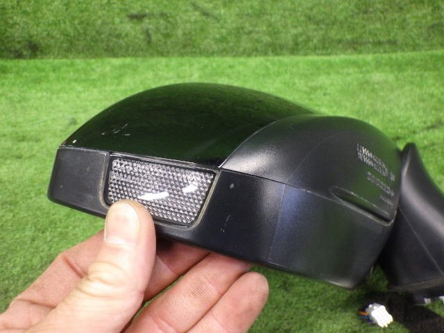 ★ 即決あり H28年 デミオ LDA-DJ5FS DJ 右 ドアミラー 7P サイドミラー D09L-69-121C 黒パール 41W 動作確認済 [ZNo:07014277]_画像7