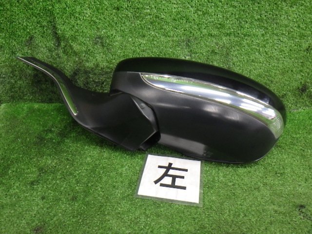 # 即決あり H25年 プジョー 208 ABA-A95F01 左 ドアミラー 5P4P サイドミラー 黒パール KTV 動作確認済 [ZNo:07011353]_画像1