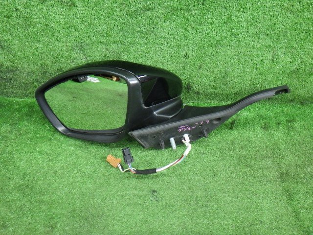 # 即決あり H25年 プジョー 208 ABA-A95F01 左 ドアミラー 5P4P サイドミラー 黒パール KTV 動作確認済 [ZNo:07011353]_画像8