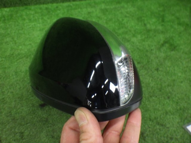 # 目立つ傷無 即決あり H25年 プジョー 208 ABA-A95F01 右 ドアミラー 6P5P サイドミラー 黒パール KTV 動作確認済 [ZNo:07011355]_画像4