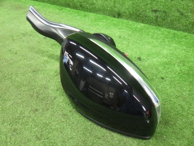 # 目立つ傷無 即決あり H25年 プジョー 208 ABA-A95F01 右 ドアミラー 6P5P サイドミラー 黒パール KTV 動作確認済 [ZNo:07011355]_画像3