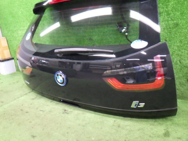# 凹み無 H26年 BMW i3 I01 レンジ エクステンダー DLA-1Z06 右H バックドア リアゲート 黒 ※個人宅不可(福山通運支店止め)[ZNo:06025460]_画像6