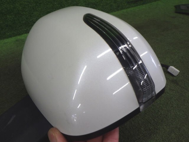 ★ 即決あり H26年 ルクラ DBA-L455F 右 ドアミラー サイドミラー 87910-B2B40 白パール W24 [ZNo:04029830]_画像5