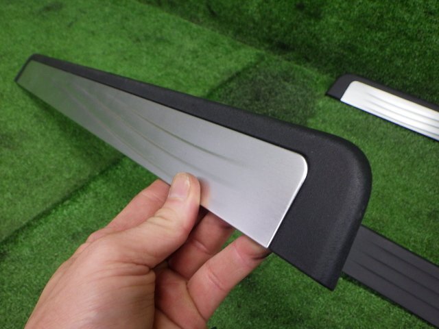 # H24年 フーガ Y51 スカッフプレート 4枚 1台分 セット キッキングプレート フロントのみ ステンレス製 [ZNo:05017736]_画像5