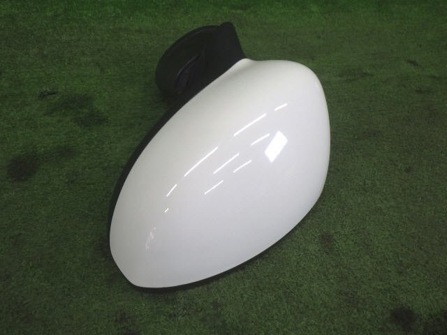 ★ 目立つ傷無 即決あり H23年 フィアット 500 ABA-31212 左 ドアミラー サイドミラー 白パール 268 動作確認済 [ZNo:07015237]_画像7