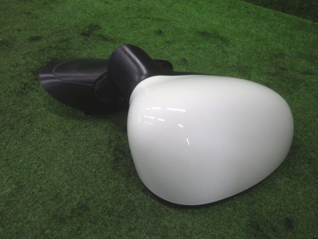 ★ 目立つ傷無 即決あり H23年 フィアット 500 ABA-31212 右 ドアミラー サイドミラー 白パール 268 動作確認済 [ZNo:07015238]_画像8