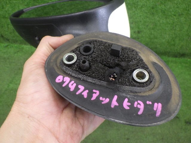 ★ 目立つ傷無 即決あり H23年 フィアット 500 ABA-31212 左 ドアミラー サイドミラー 白パール 268 動作確認済 [ZNo:07015237]_画像4
