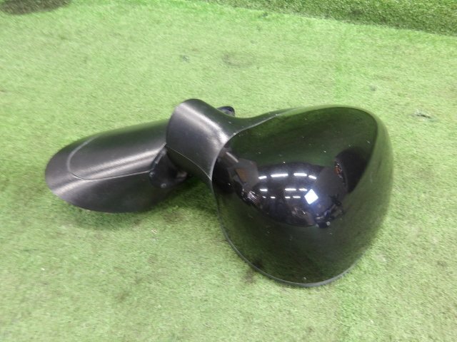 # 即決あり H23年 フィアット 500 ABA-31209 右H ドアミラー 左右 セット 電動可倒 サイドミラー 黒パール 876 動作確認済 [ZNo:07025792]_画像6