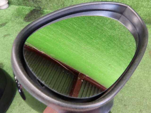 # 即決あり H23年 フィアット 500 ABA-31209 右H ドアミラー 左右 セット 電動可倒 サイドミラー 黒パール 876 動作確認済 [ZNo:07025792]_画像9