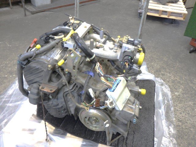 # 低走行!! H12年 アクティ HA7 エンジン E07Z 12100-PFB-010/11000-PFE-J00 1.8万km 現状販売 ※個人宅不可(福山通運支店止め)[07017981]_画像3