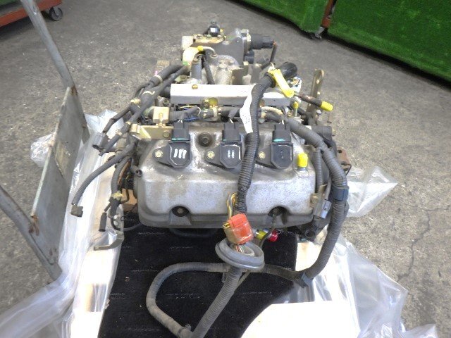 # 低走行!! H12年 アクティ HA7 エンジン E07Z 12100-PFB-010/11000-PFE-J00 1.8万km 現状販売 ※個人宅不可(福山通運支店止め)[07017981]_画像1