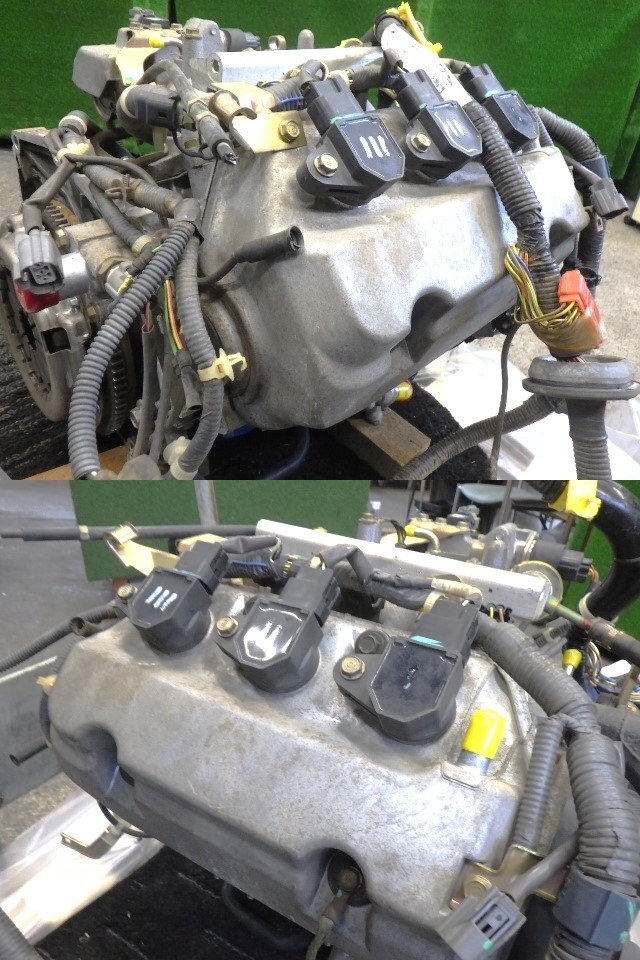 # 低走行!! H12年 アクティ HA7 エンジン E07Z 12100-PFB-010/11000-PFE-J00 1.8万km 現状販売 ※個人宅不可(福山通運支店止め)[07017981]_画像6