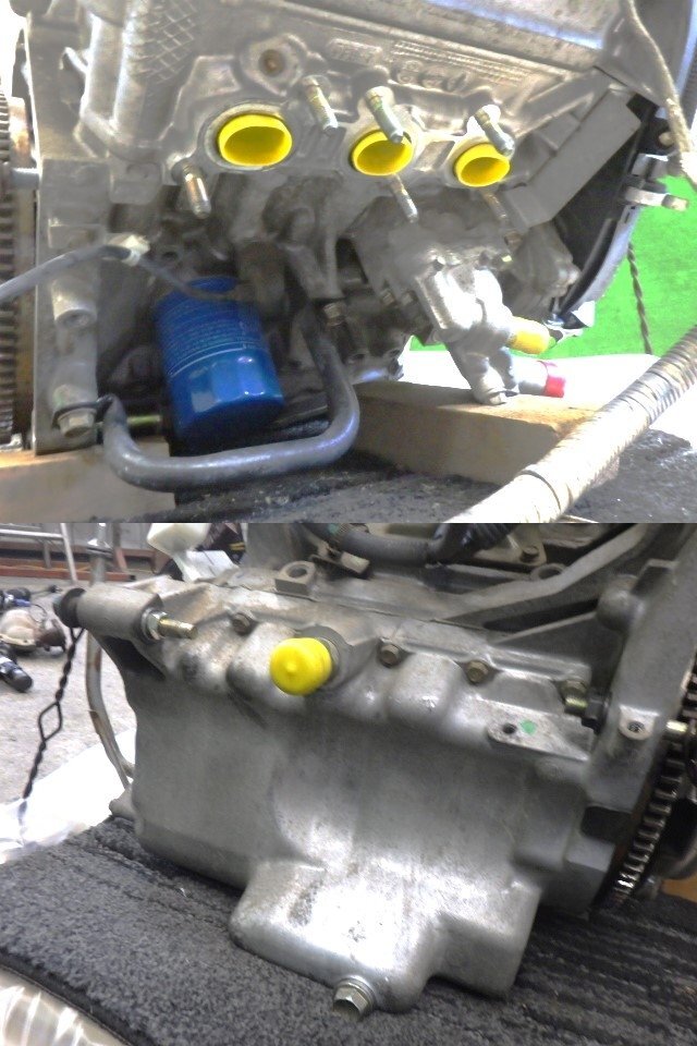 # 低走行!! H12年 アクティ HA7 エンジン E07Z 12100-PFB-010/11000-PFE-J00 1.8万km 現状販売 ※個人宅不可(福山通運支店止め)[07017981]_画像8