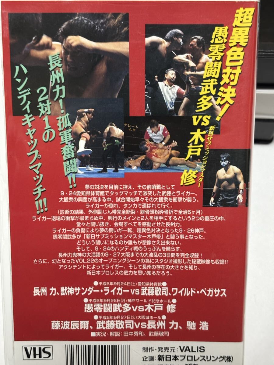 VHS 闘魂Vスペシャル 武藤敬司 藤波辰爾 長州力　獣神サンダーライガー_画像2