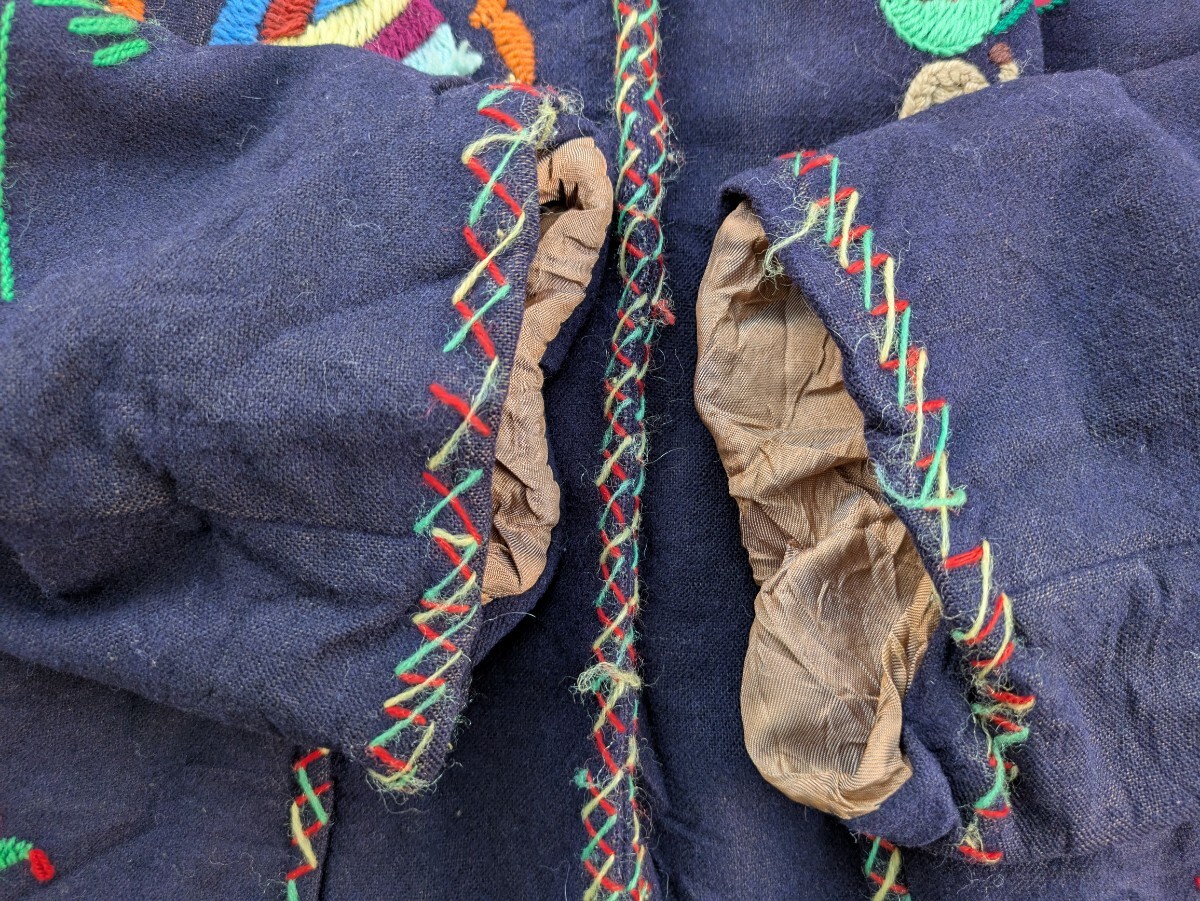 Vintage Mexican Jacket ヴィンテージ メキシカン ウール ジャケット 刺繍 ビンテージ 古着_画像4