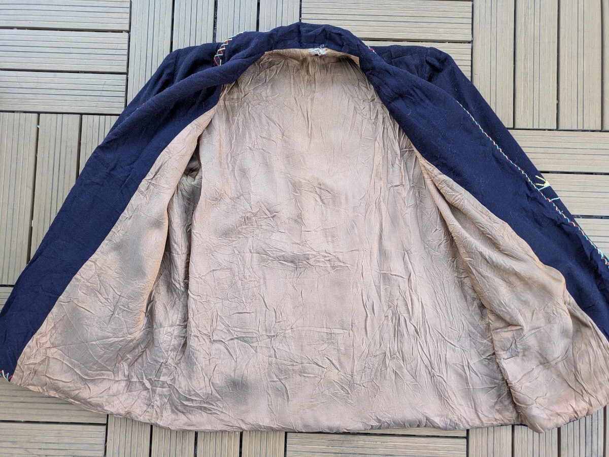 Vintage Mexican Jacket ヴィンテージ メキシカン ウール ジャケット 刺繍 ビンテージ 古着_画像9