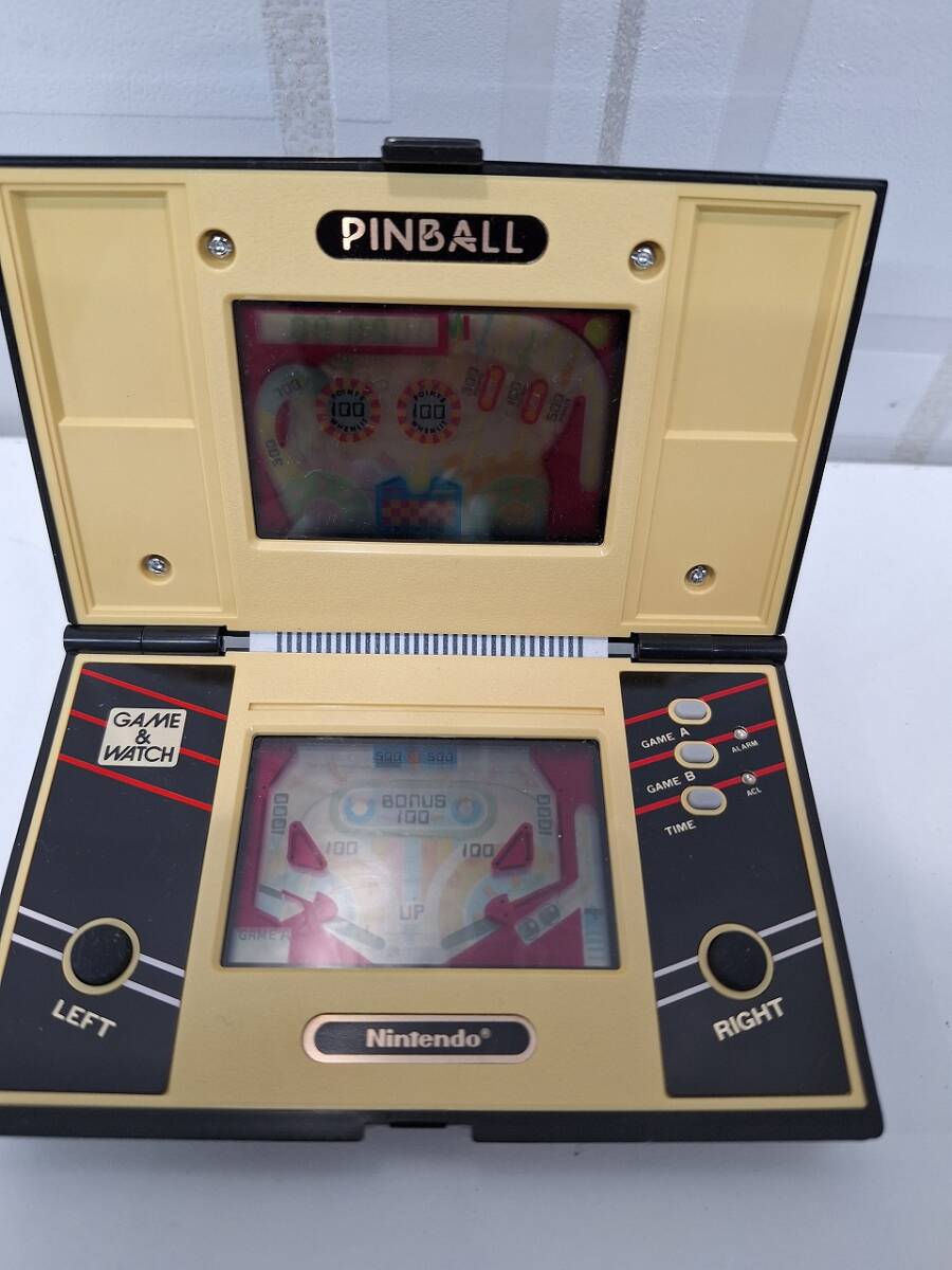 ほぼ未使用品　美品♪　動作確認済み【任天堂ゲームウォッチ　ピンボール】_画像7
