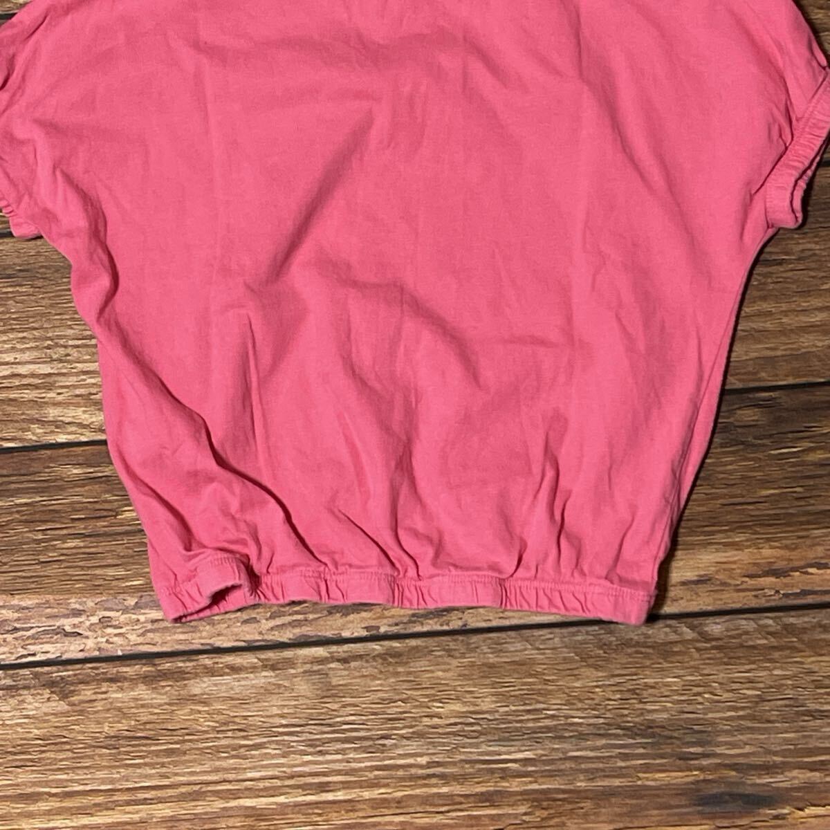 TOMMY HILFIGER トミーヒルフィガー 半袖Tシャツ Tシャツ ガールズ 女の子用 子供服 ロゴ刺繍 カジュアル 春夏 ピンク サイズS/P 110cm _画像7