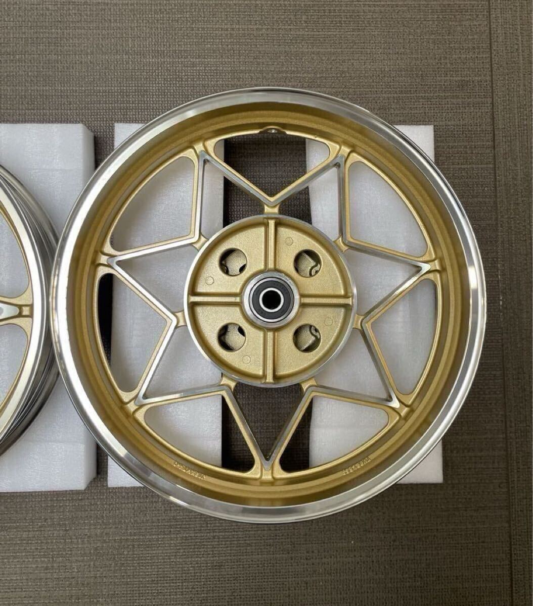 カワサキ ゼファー1100 キャストホイール　前後セット　ゴールド_画像6