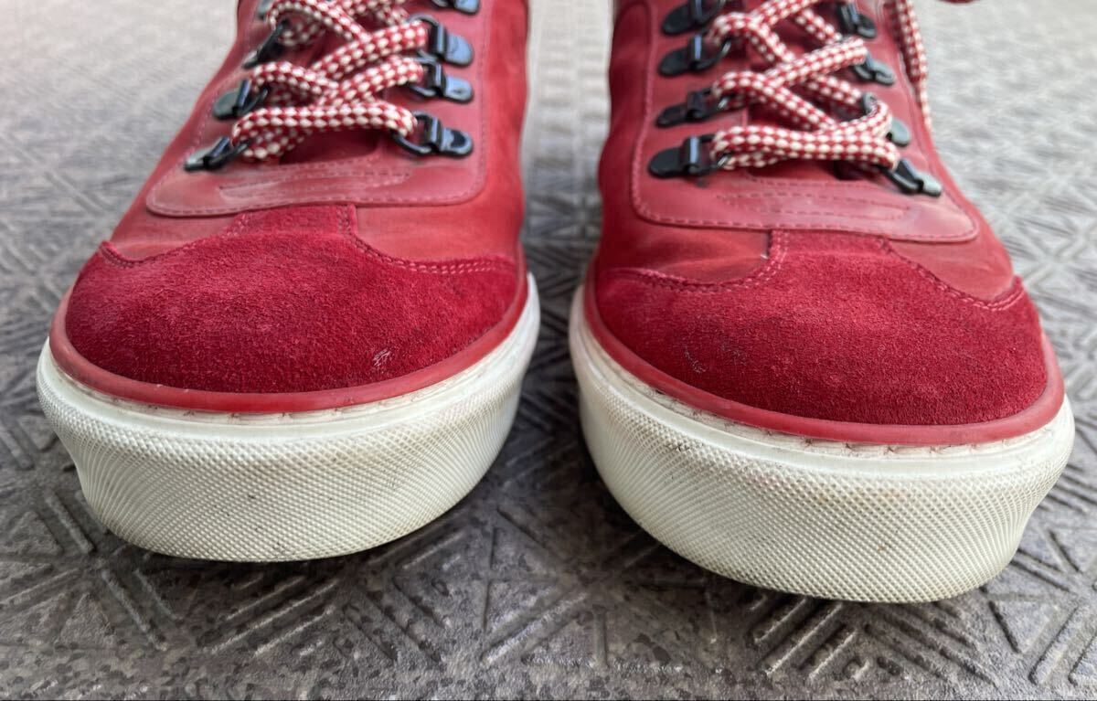 LOUIS VUITTON ルイヴィトン LV ハイカット スニーカー 靴 シューズ メンズ 7 レッド_画像8