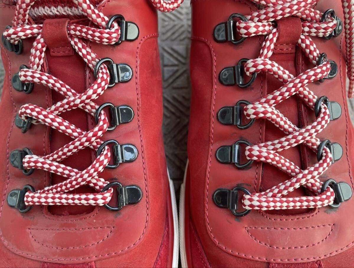 LOUIS VUITTON ルイヴィトン LV ハイカット スニーカー 靴 シューズ メンズ 7 レッド_画像9