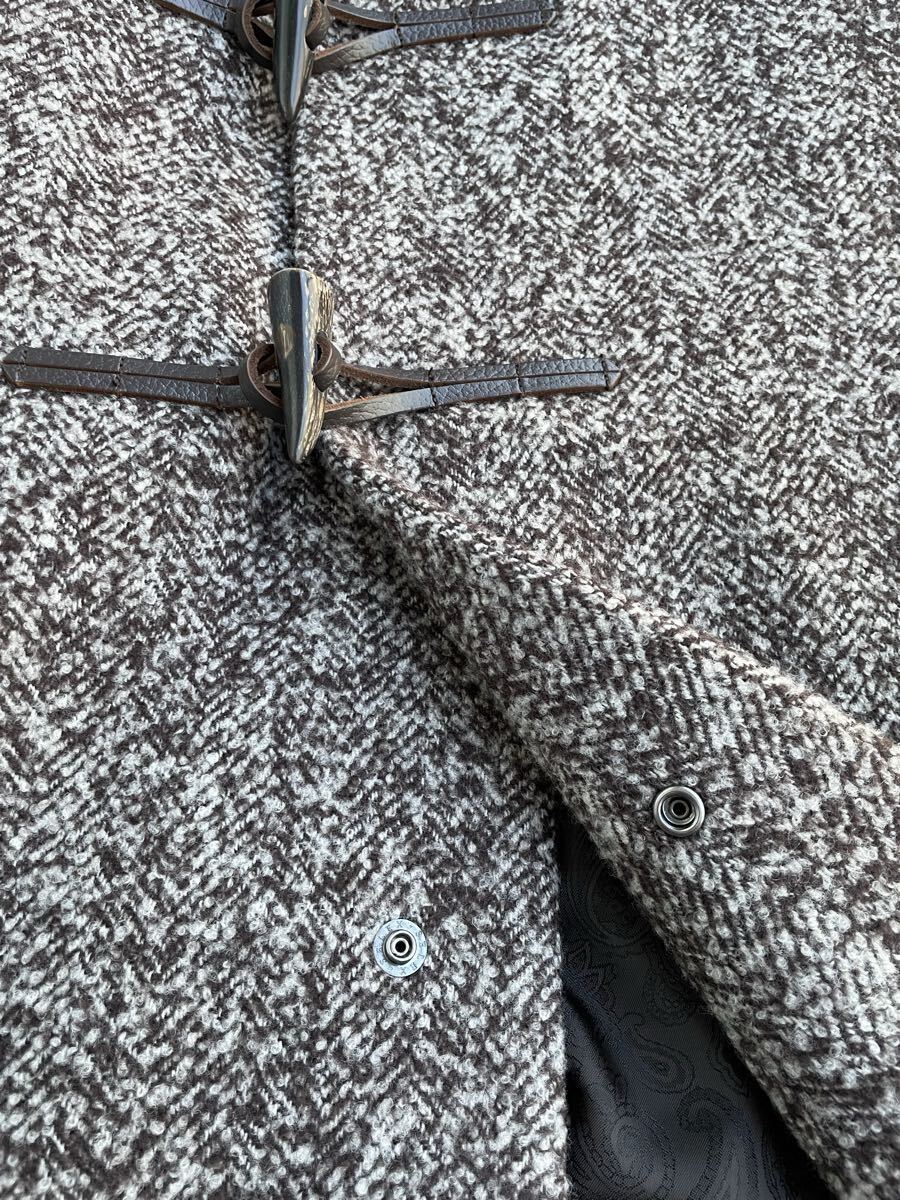 JOSEPH ABBOUD ダッフルコート ロングコート　アウター　上着　メンズ　M ペイズリー_画像6