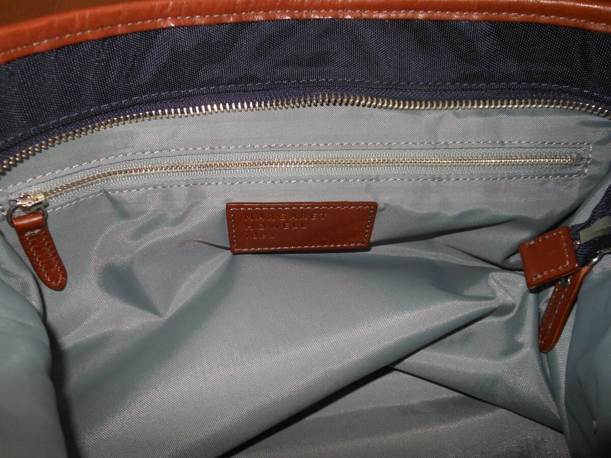 MARGARET HOWELL idea　ナイロン ショルダーバッグ 紺　ネイビー_画像6