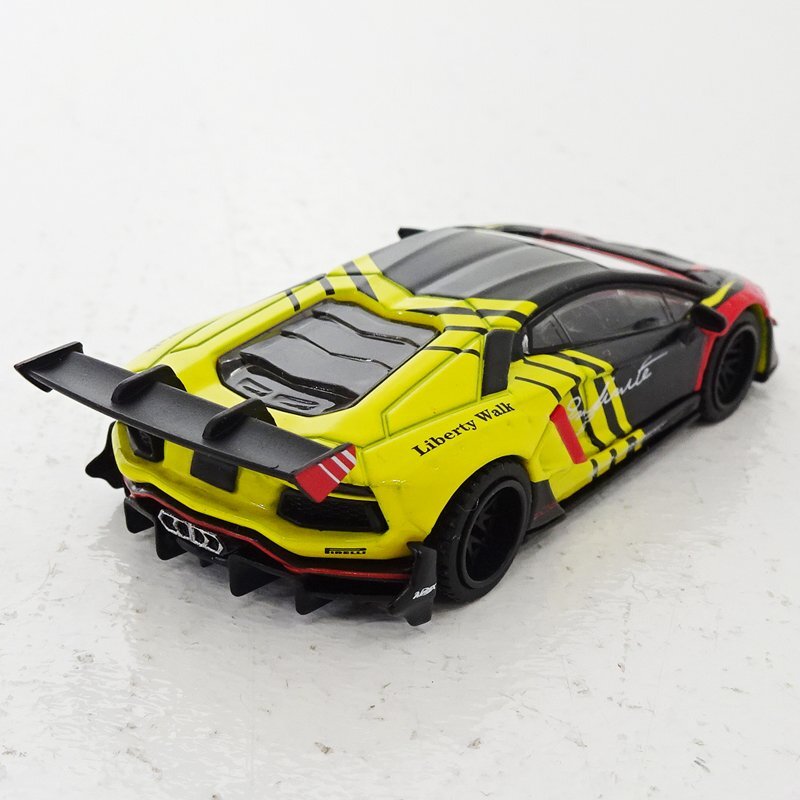 ★中古★MINI GT MGT00329-R LB★WORKS ランボルギーニ アヴェンタドール リミテッドエディション 右ハンドル 1/64 ミニカー★【TY727】_画像4