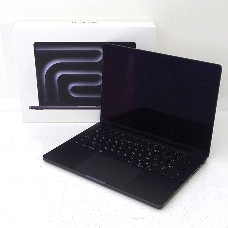 ★中古★Apple MacBook Pro 14インチ スペースブラック MW2U3J/A 2024年製 (Apple M4/メモリ:16GB/SSD:512GB)★【HD402】_画像1