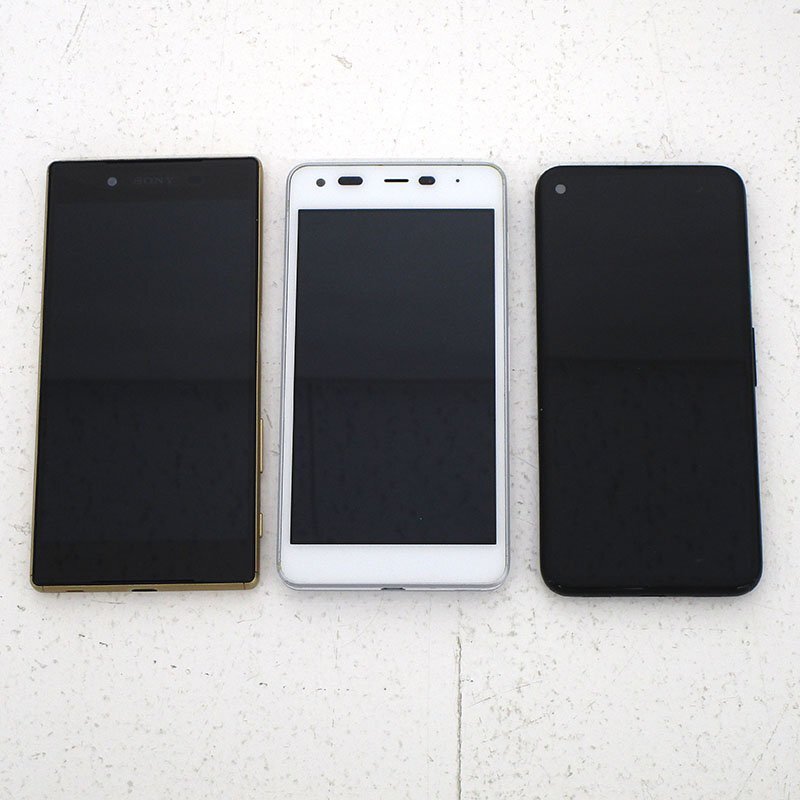 * Junk *Android смартфон продажа комплектом электризация проверка первый период . settled ограничение использования :0(AQUOS/DIGNO/GooglePixel/XPERIA)*[MB138]