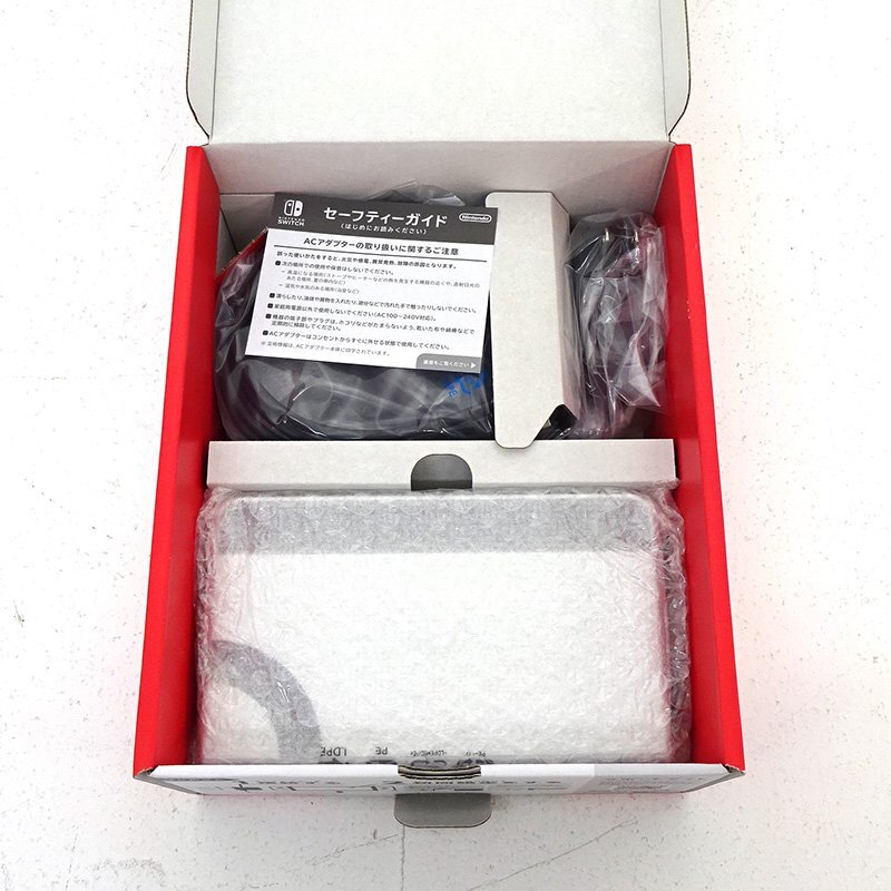 ★未使用★Nintendo Switch 本体 有機ELモデル Joy-Con(L)/(R)ホワイト HEG-S-KAAAA (ニンテンドースイッチ/任天堂)★【GM649】_画像3