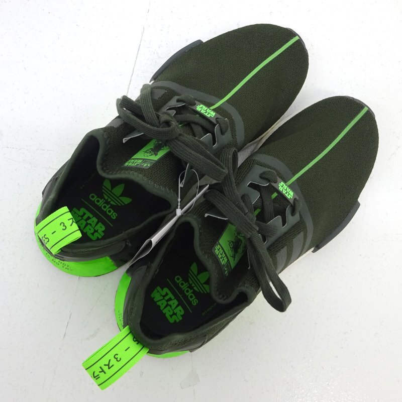 * не использовался *adidas×STAR WARS NMD R1 SW YODA 27.0cm US9 FW3935 ( Adidas / Звездные войны / Yoda / спортивные туфли )*[AP126]