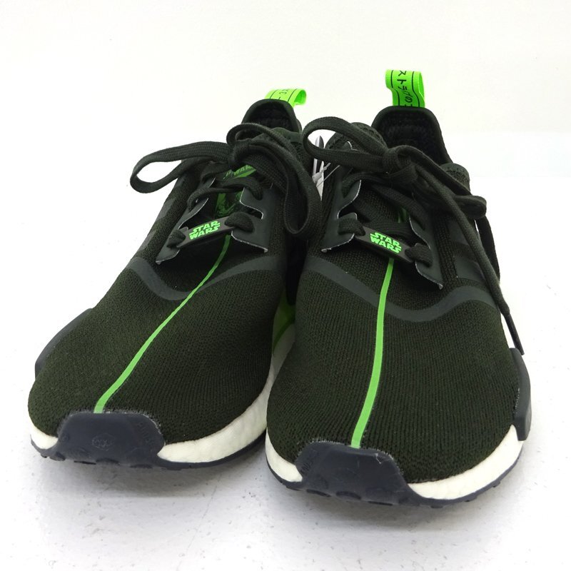 * не использовался *adidas×STAR WARS NMD R1 SW YODA 27.0cm US9 FW3935 ( Adidas / Звездные войны / Yoda / спортивные туфли )*[AP126]