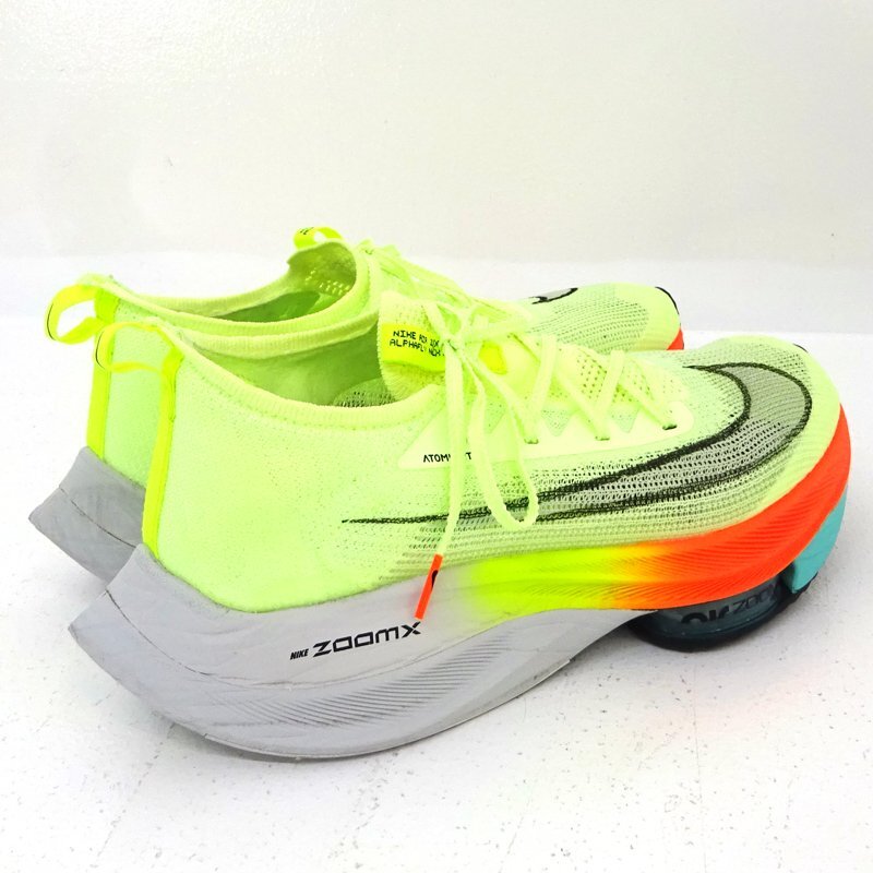 * б/у *NIKE AIR ZOOM ALPHAFLY NEXT% 27.5cm US9.5 CI9925-700 ( Nike / воздушный zoom Alpha fly next %/ спортивные туфли )*[AP126]
