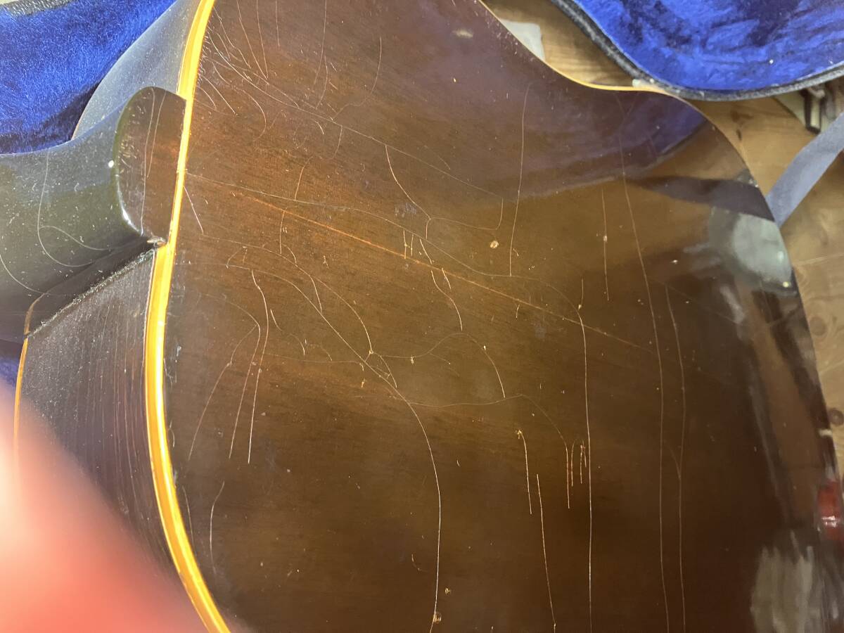 Gibson/ Gibson Vintage J50 (J45,LG1 LG0 и т.п.. компания ) 1960 годы производства жесткий чехол имеется Junk б/у 