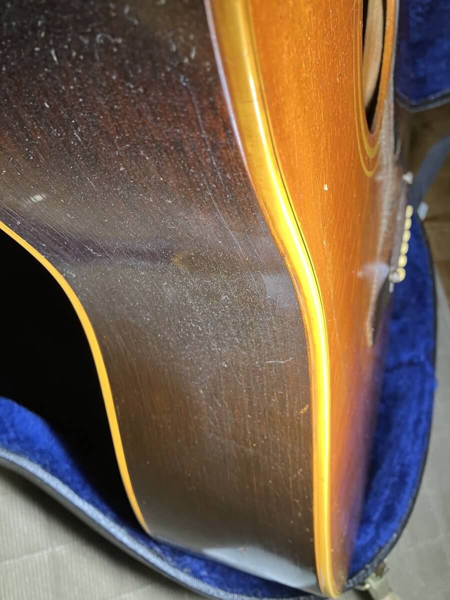 Gibson/ Gibson Vintage J50 (J45,LG1 LG0 и т.п.. компания ) 1960 годы производства жесткий чехол имеется Junk б/у 