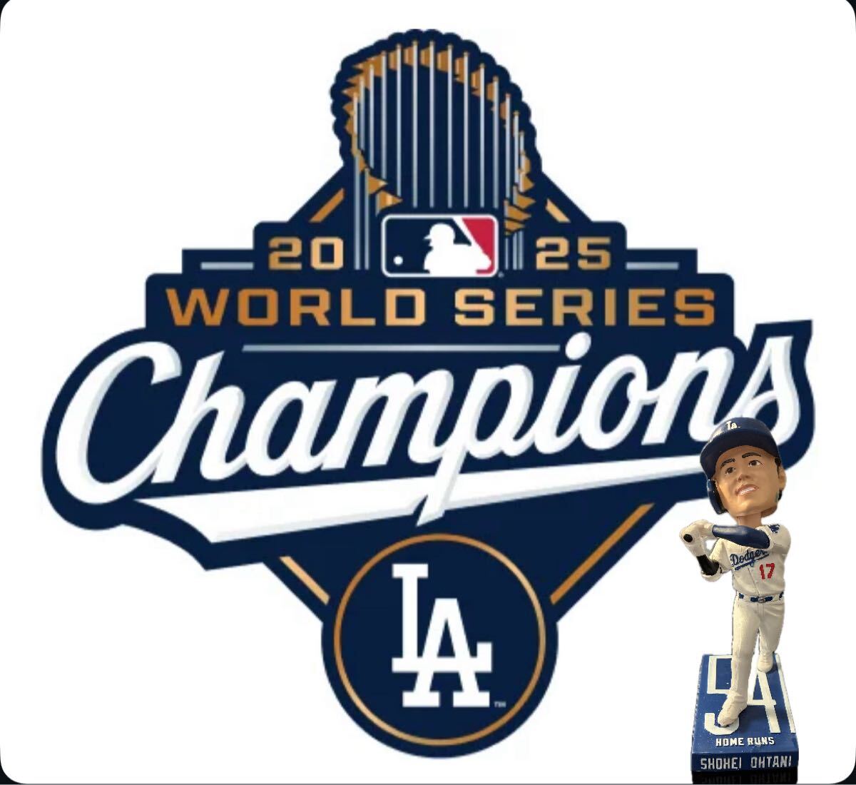 大谷翔平 ボブルヘッド ドジャース 50/50 記念 2025/8/27 来場者限定配布品 ワールドシリーズ2連覇記念 新品未使用 MLB_画像1