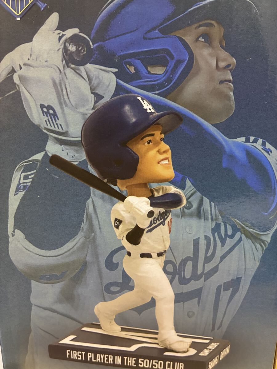 大谷翔平 ボブルヘッド ドジャース 50/50 記念 2025/8/27 来場者限定配布品 ワールドシリーズ2連覇記念 新品未使用 MLB_画像4
