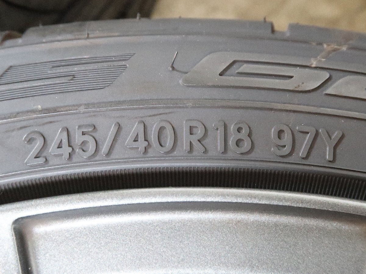 4本 ENKEI RacingR RS05RR 18インチホイール 8.5J+35 5H PCD114.3 ラジアル NITTO NT555 G2 2023年 245/40R18 ホンダ シビックタイプR FK系_画像7