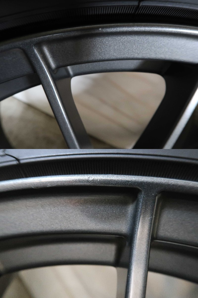 4本 ENKEI RacingR RS05RR 18インチホイール 8.5J+35 5H PCD114.3 ラジアル NITTO NT555 G2 2023年 245/40R18 ホンダ シビックタイプR FK系_画像6