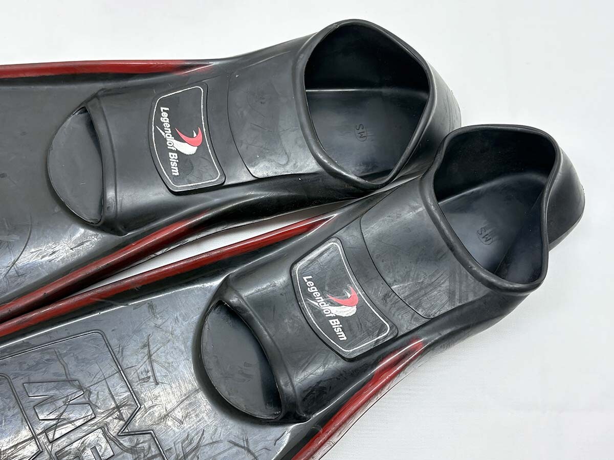 Bism ビーイズム MEW ミュー サイズ:MS フィン ダイビング 11BS25G_画像2