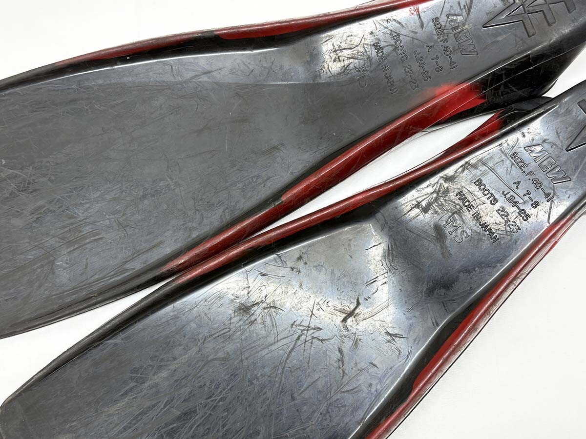 Bism ビーイズム MEW ミュー サイズ:MS フィン ダイビング 11BS25G_画像7