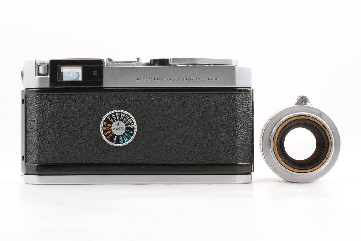 動作品 キャノン Canon P Populaire ポピュレール レンズ 50mm f1.8 MF レンジファインダー フィルムカメラ 管F1830_画像3