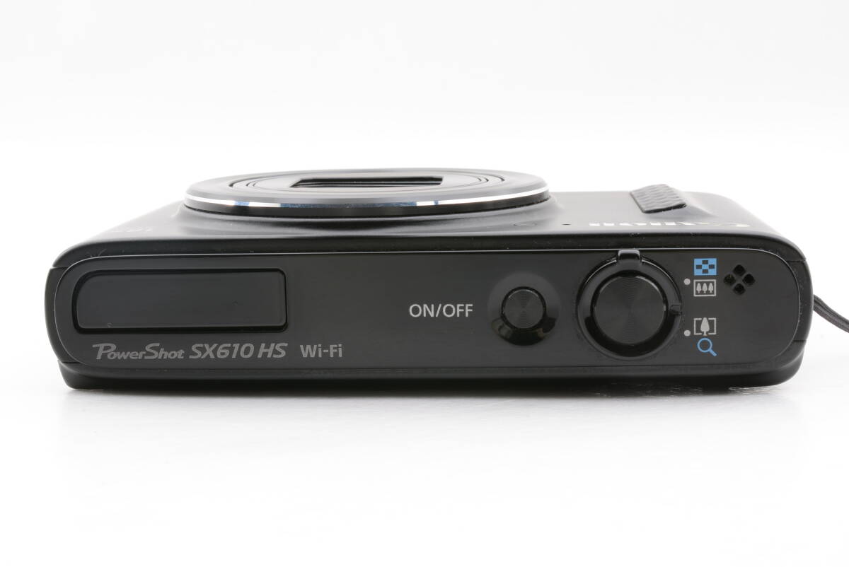 動作品 キャノン Canon PowerShot SX610 HS 黒 ブラック パワーショット コンパクトデジタルカメラ 充電器付 管N9931_画像5