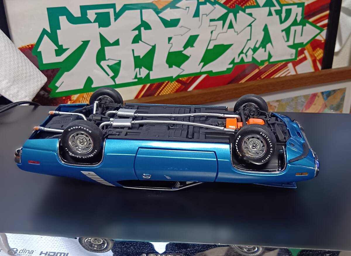 絶版■フランクリンミント 1971年型 プリムス ロードランナー 1/24 ダイキャスト製 ミニカー FRANKLIN MINT■世田谷ベース 所ジョージ_画像5